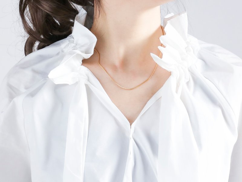 316L surgical Stainless Steel necklace Parte - สร้อยคอ - โลหะ สีทอง