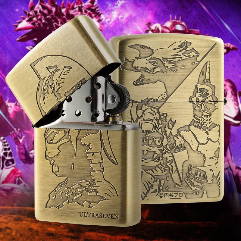 【ZIPPO官方旗艦店】超人力霸王-膠囊怪獸&BS防風打火機 ZA-6-U05 - 其他 - 銅/黃銅 金色