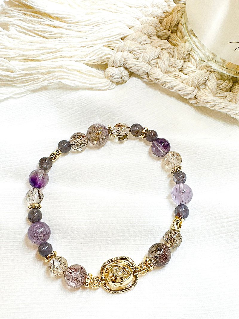 Charming Star Purple - Bracelets - Crystal White