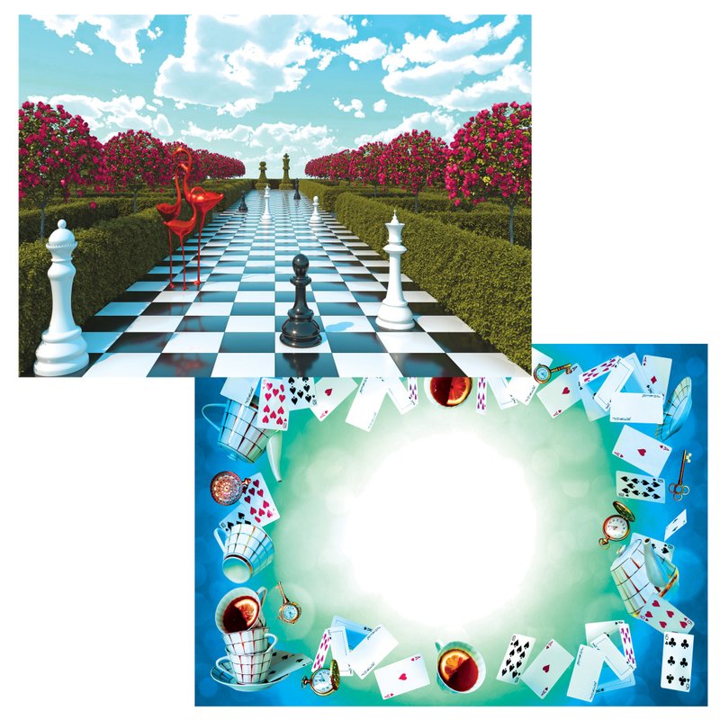 Towards Queen / A4 Double Sided design paper (nanass) - 包裝材料/包裝紙 - 紙 多色
