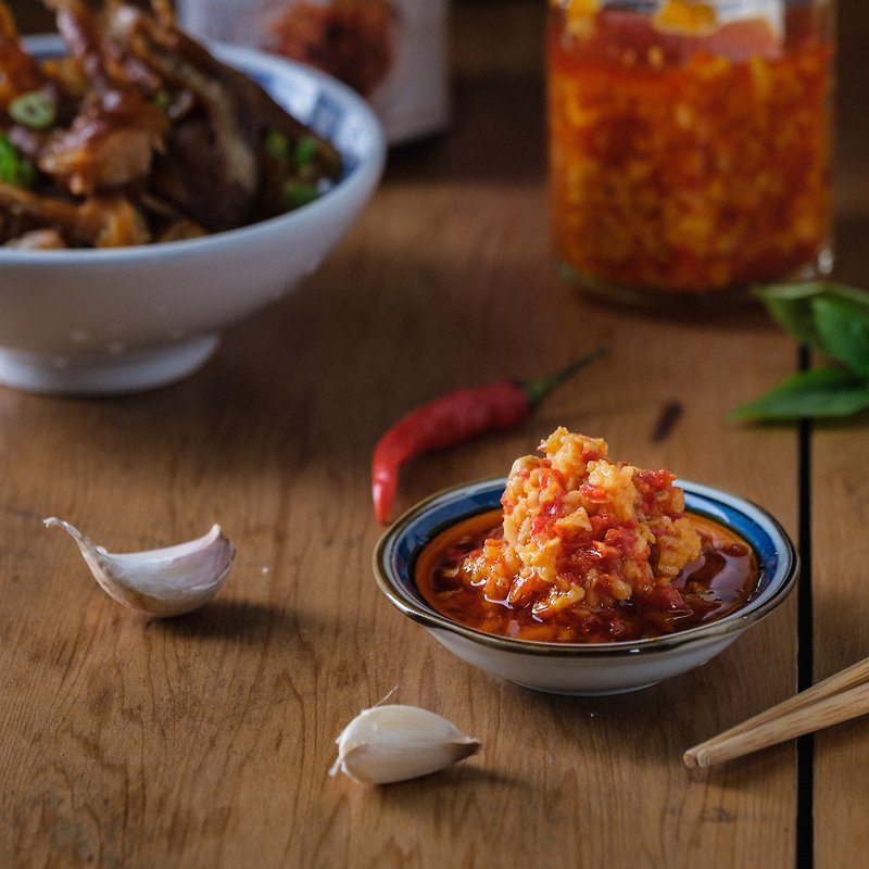 【Heqiu Food】Heqiu Garlic Chili Sauce | Stored at room temperature and ready to eat - เครื่องปรุงรส - วัสดุอื่นๆ 