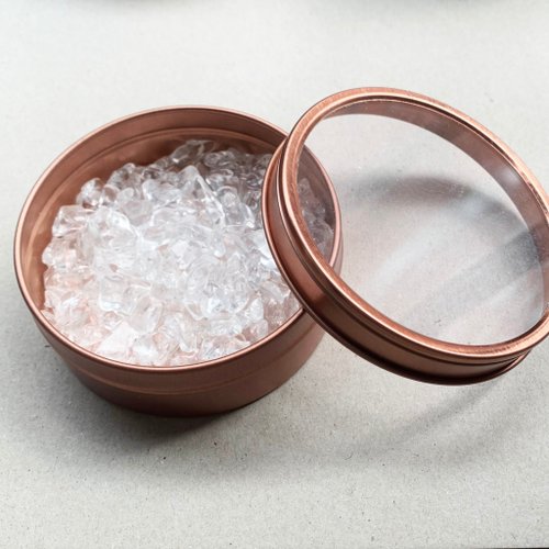 Lux Jewelry 天然石/手作輕珠寶 玫瑰金 白水晶淨化盒