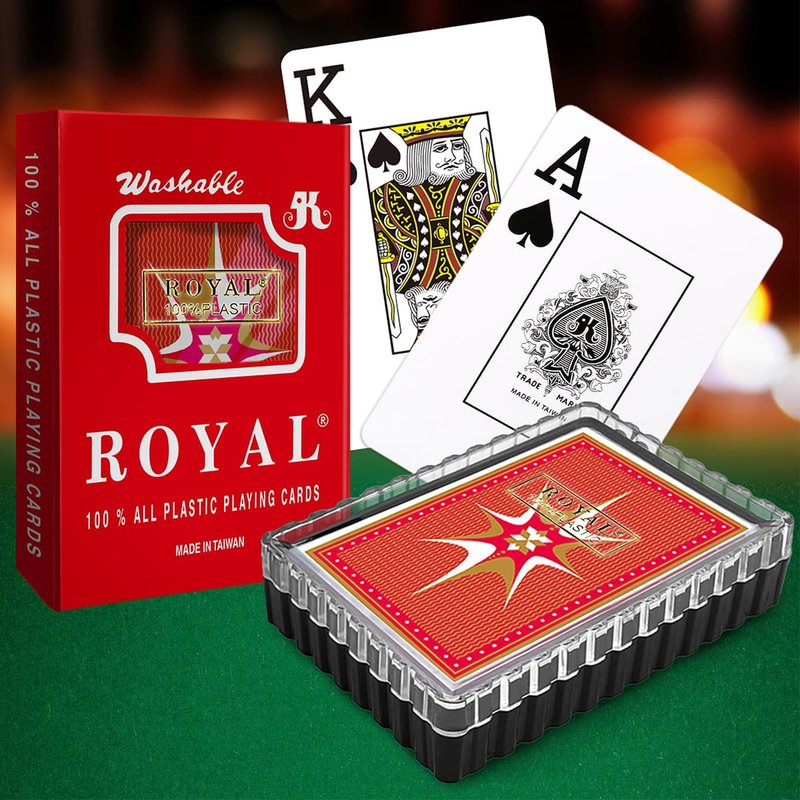 ROYAL Plastic Playing Cards - บอร์ดเกม - พลาสติก หลากหลายสี