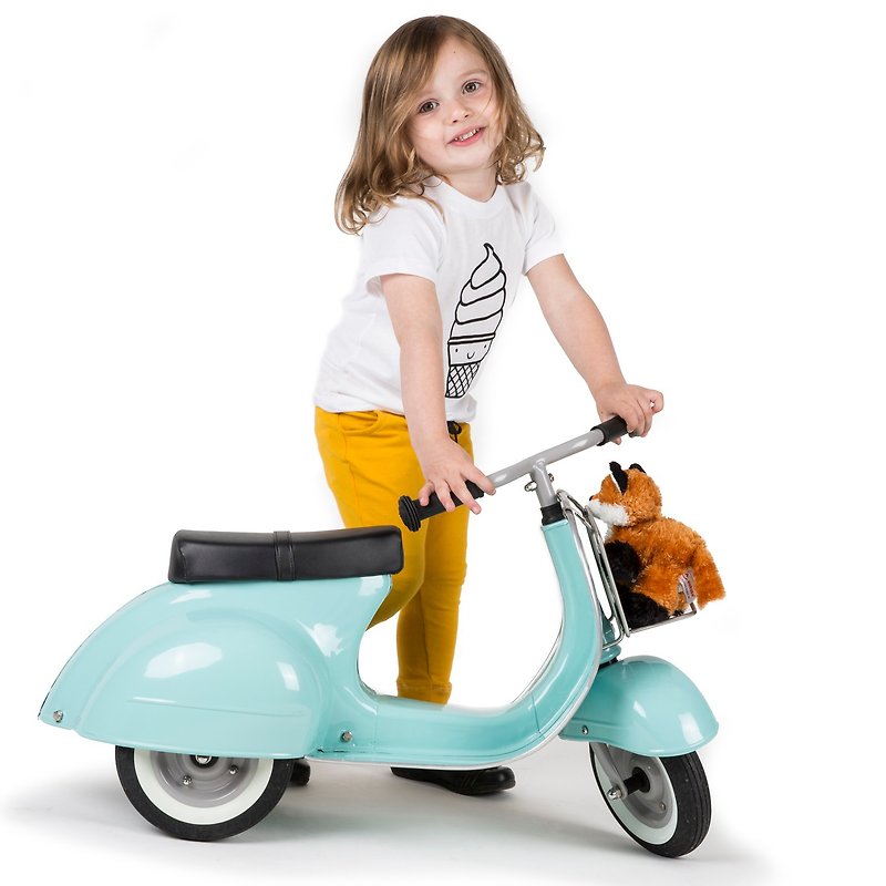 PRIMO Classic Vespa Modeling Scooter_Classic Version (Mint Green) - Kids' Toys - Other Metals Green