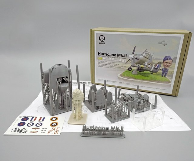 283 02416 1/32イギリス 投げ捨て ハリケーン MkIIC/TROP