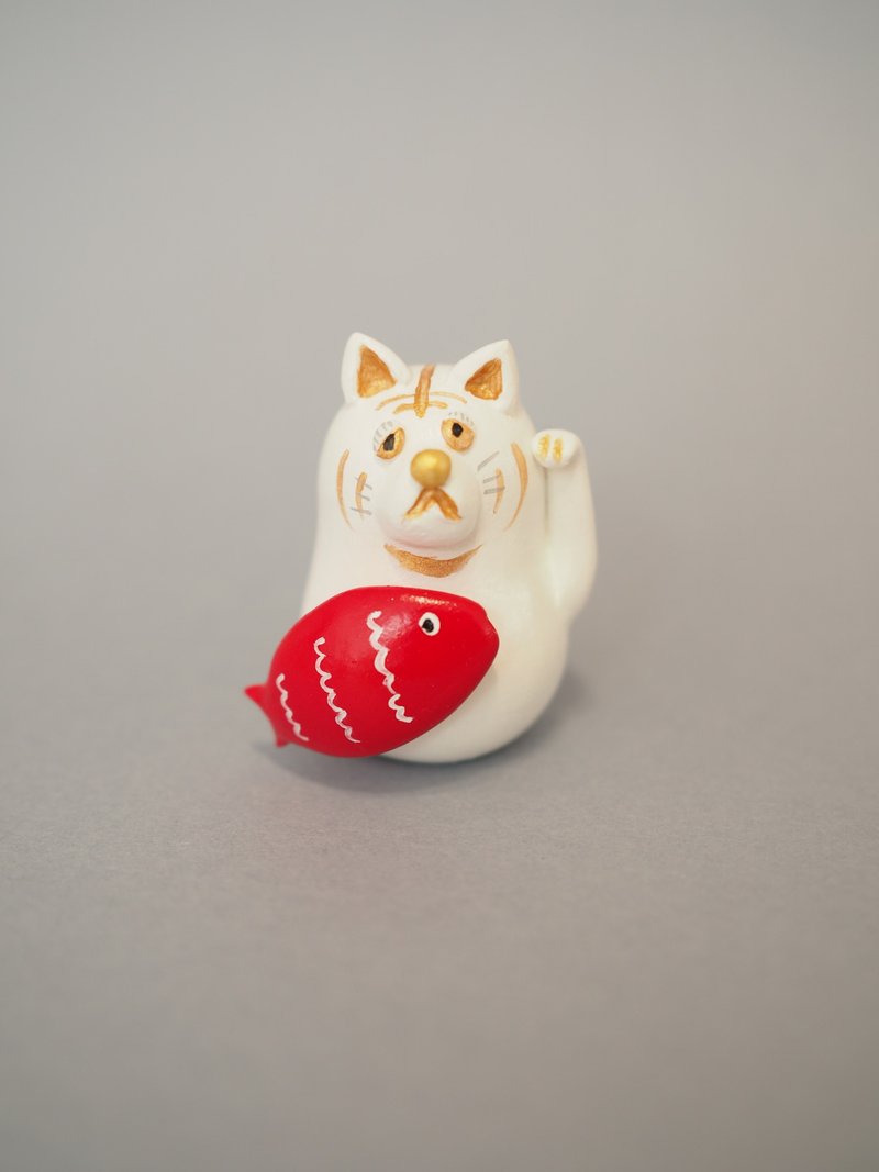 Lucky tiger - 公仔/玩偶 - 黏土 金色
