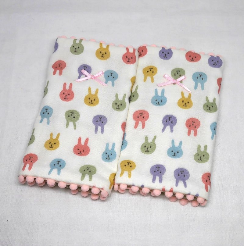 Japanese Handmade 8-layer-gauze droop sucking pads - 圍兜/口水巾 - 棉．麻 多色