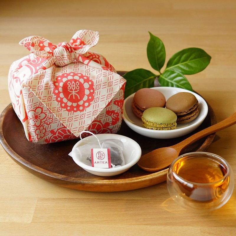 【ロクは、早期アフタヌーンティーセットを生きている】紅茶/フルーツ韻の赤+赤+蜂蜜ハニーティー（元の三次元ティーバッグ3gX12）の3つの選択は、台湾の紅茶を選ぶ - お茶 - コットン・麻 オレンジ