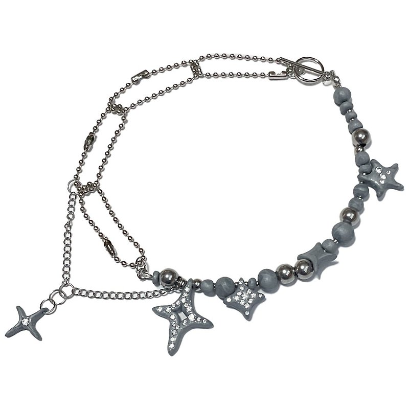 lucky star necklece no.3 - Necklaces - Other Materials 