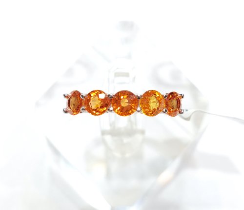 寶麗金珠寶 寶麗金珠寶-天然錳鋁榴石/芬達石戒指