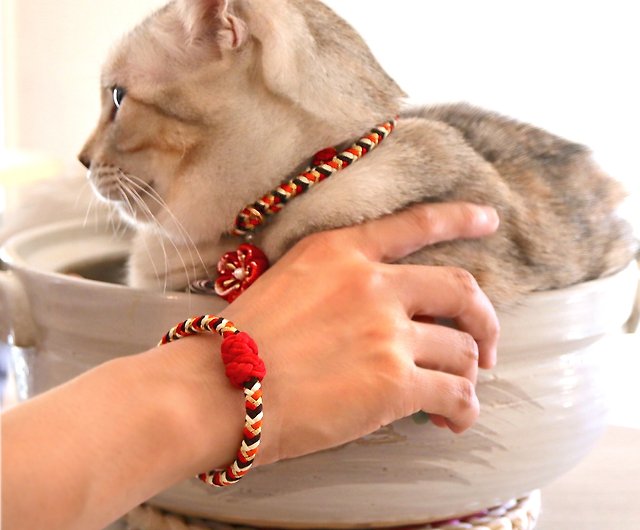 KUMIHIMO COLLAR & BRACELET SET  Soleil NEW  Matching pair for you