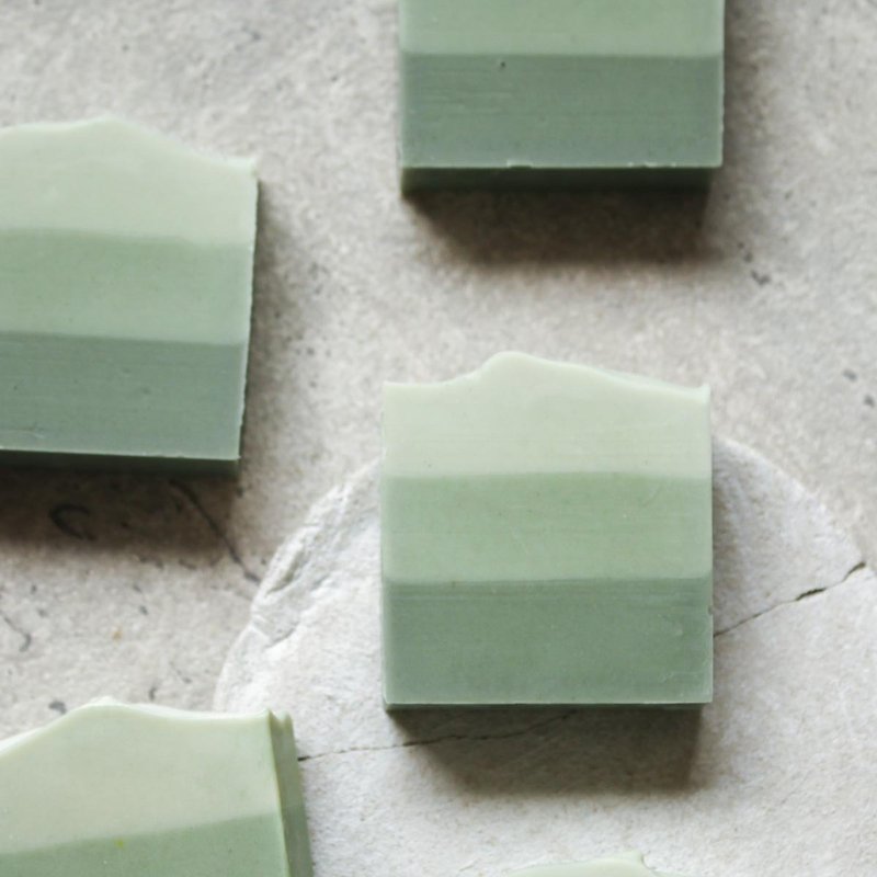 Eucalyptus Forest artisan soap - สบู่ - วัสดุอื่นๆ สีเขียว