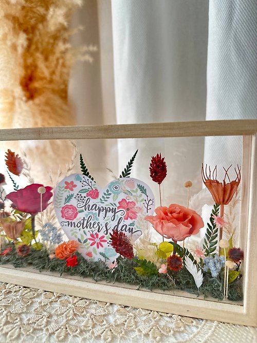 做.作 Floral 花室 (現貨)玫瑰小花園木框