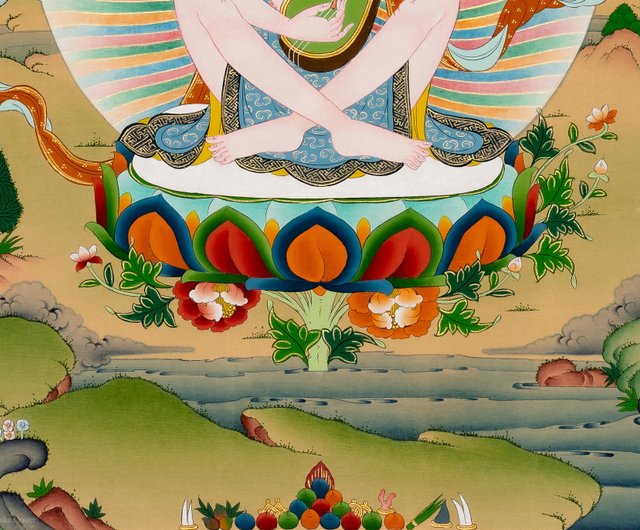 真作　チリ　画家作品　陶板画　絵画　美術品　輸入品　インテリア　タンカ- の絵画 真作 チリ 画家作品 陶板画 絵画 美術品 輸入品 インテリア
