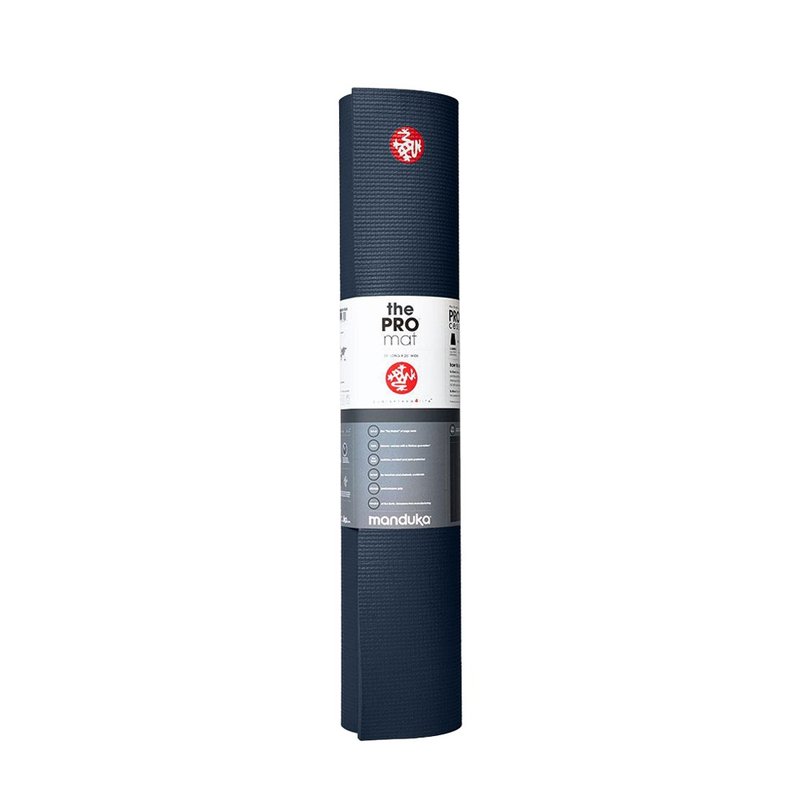 【Manduka】PRO Mat Yoga Mat 6mm Extended Version-Midnight - Yoga Mats - Other Materials Blue