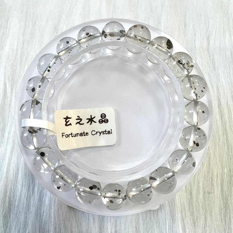 黃銅礦白水晶手串 | 水晶 | 水晶手串 | 水晶手鏈 | 水晶手鍊 - 手鍊/手環 - 水晶 透明