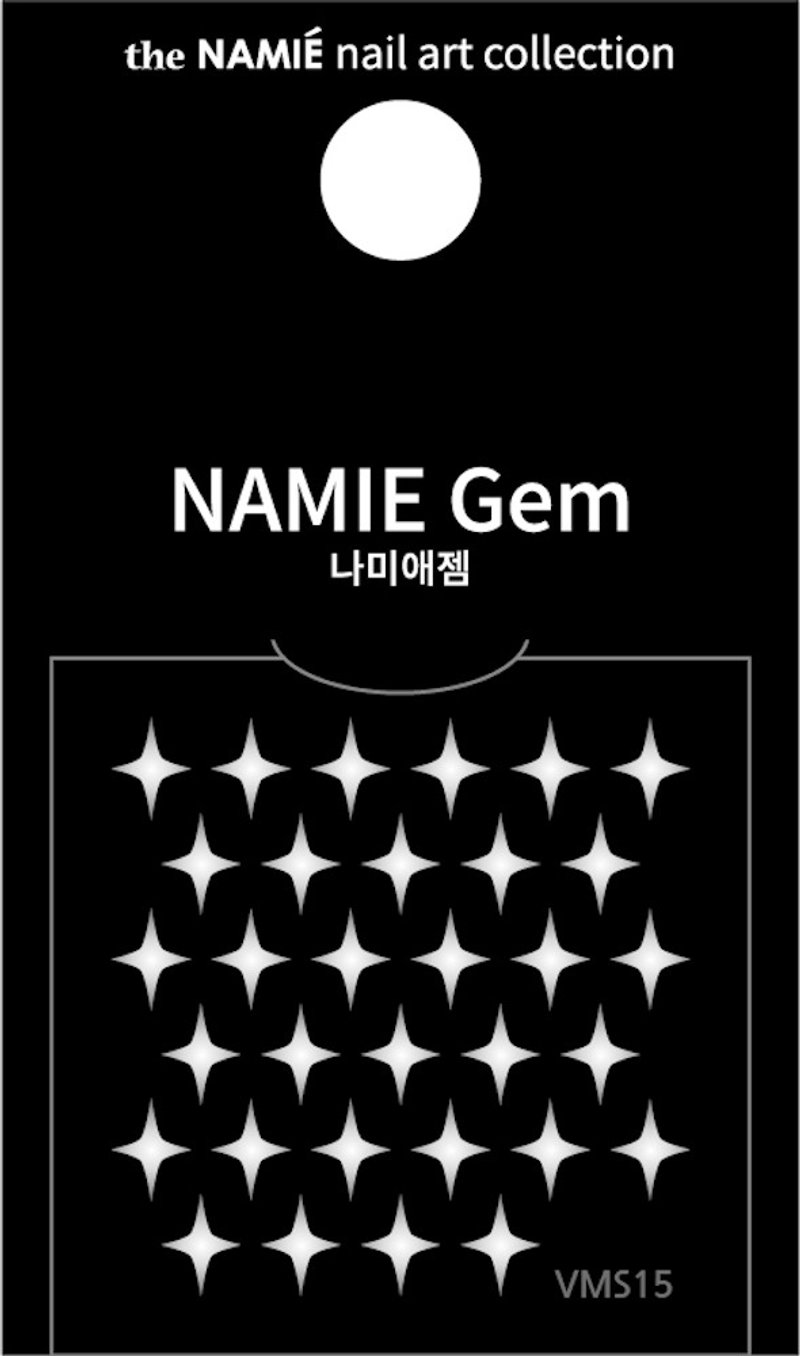 [Professional] NAMIE Gem Nail Art Deco Sticker Volume Metallic 15 - Nail Polish & Acrylic Nails - Paper Gold