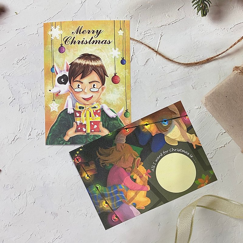 |Luminous| Christmas Postcards-Set/Single Entry|Langlang Food Charity - Cards & Postcards - Paper 