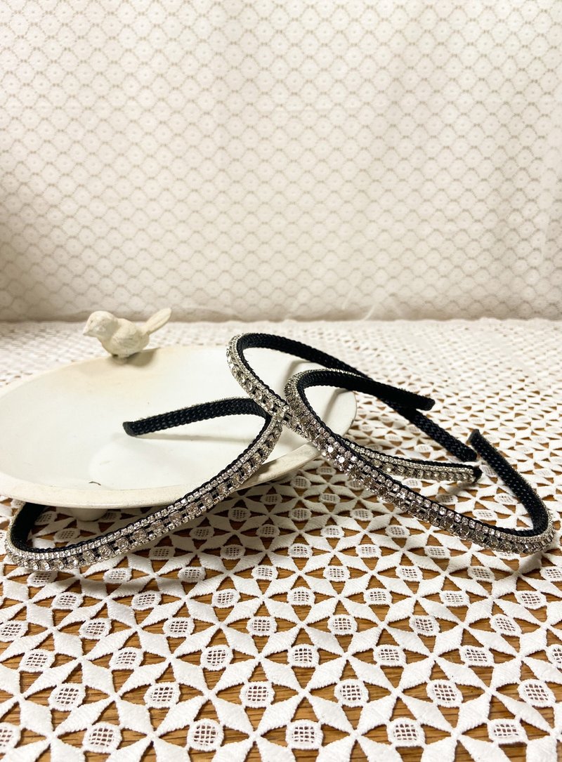 手工排鑽髮箍- 日常造型/婚宴派對/活動造型/兒童可佩戴 - 髮箍/髮帶 - 其他材質 