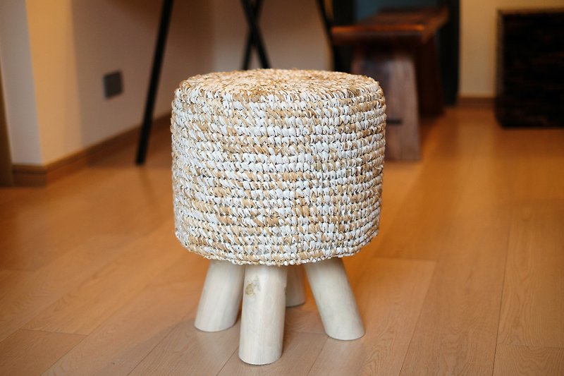 ラフィグラス木製スツール - 椅子・ソファー - 寄せ植え・花 