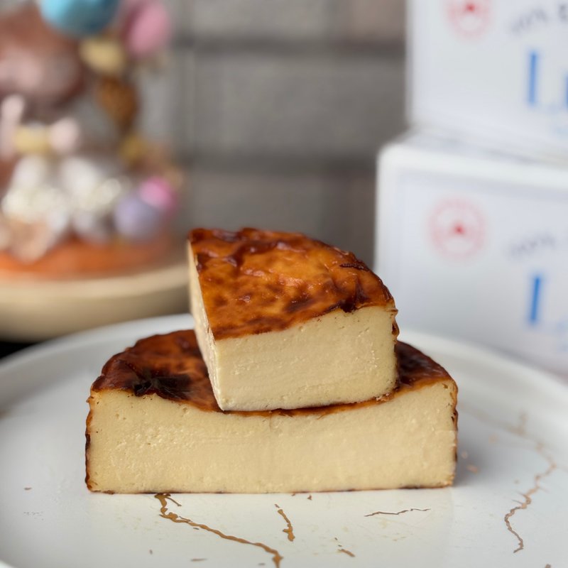 太妃糖北海道Luxe巴斯克乳酪蛋糕4吋、含龍眼蜜 - 蛋糕/甜點 - 新鮮食材 橘色