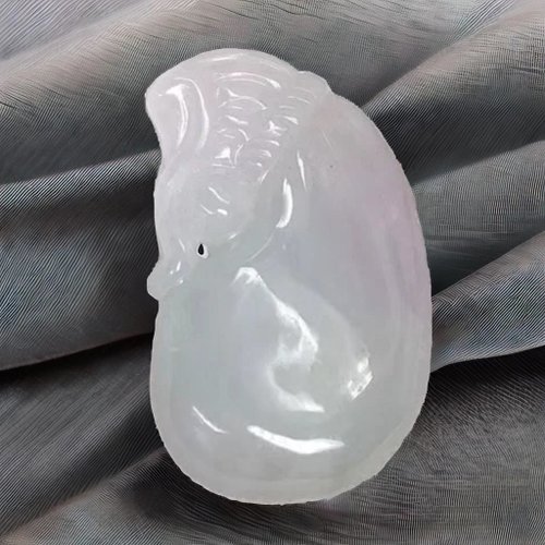 瓔珞翡翠 春帶彩翡翠袋袋有錢 | 天然緬甸A貨翡翠 | 送禮
