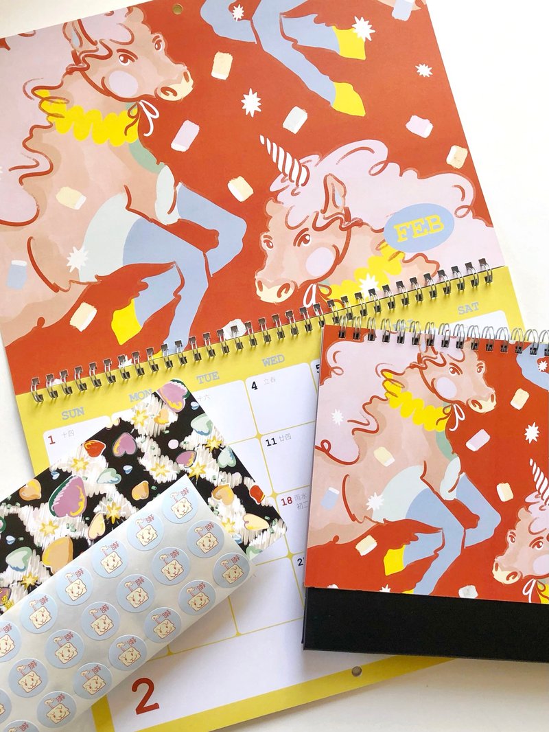 收集讓我心動的瞬間 | 2026年月掛曆 - 日曆/月曆/年曆 - 紙 多色