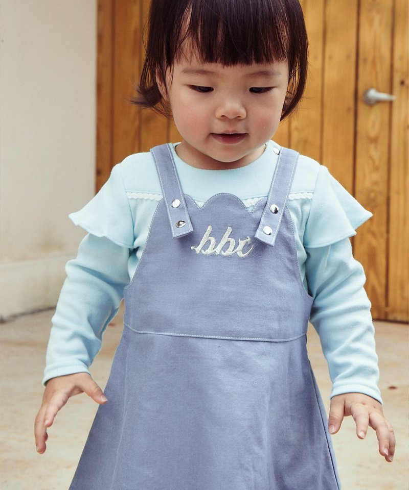 客製化姓名 新生兒禮物 華爾滋包屁衣 彌月禮 - 包屁衣/連身衣 - 棉．麻 綠色