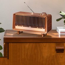 Music apollo レトロワイヤレスBluetoothスピーカー3Dサラウンド高音質