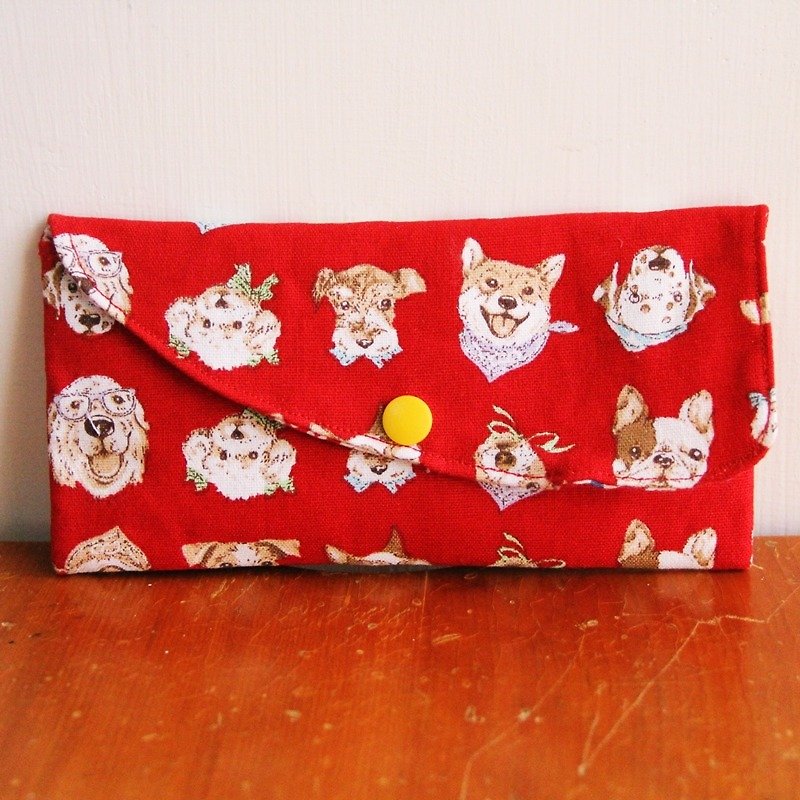 2018 Geely Dog Red Packet Bag-Cloth Red Packet Bag Wedding Storage Bag Storage Bag Passbook Bag - Wallets - Cotton & Hemp Red