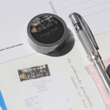 韓国製マスキングテープ　BOKIまとめ売り　9個 BOKI】マスキングテープ A Piece of Glitter Silver Foil