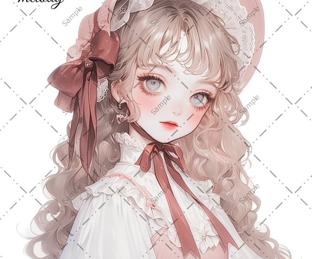 限定】cotton melody / cotton bag / 人物ステッカー オリジナル