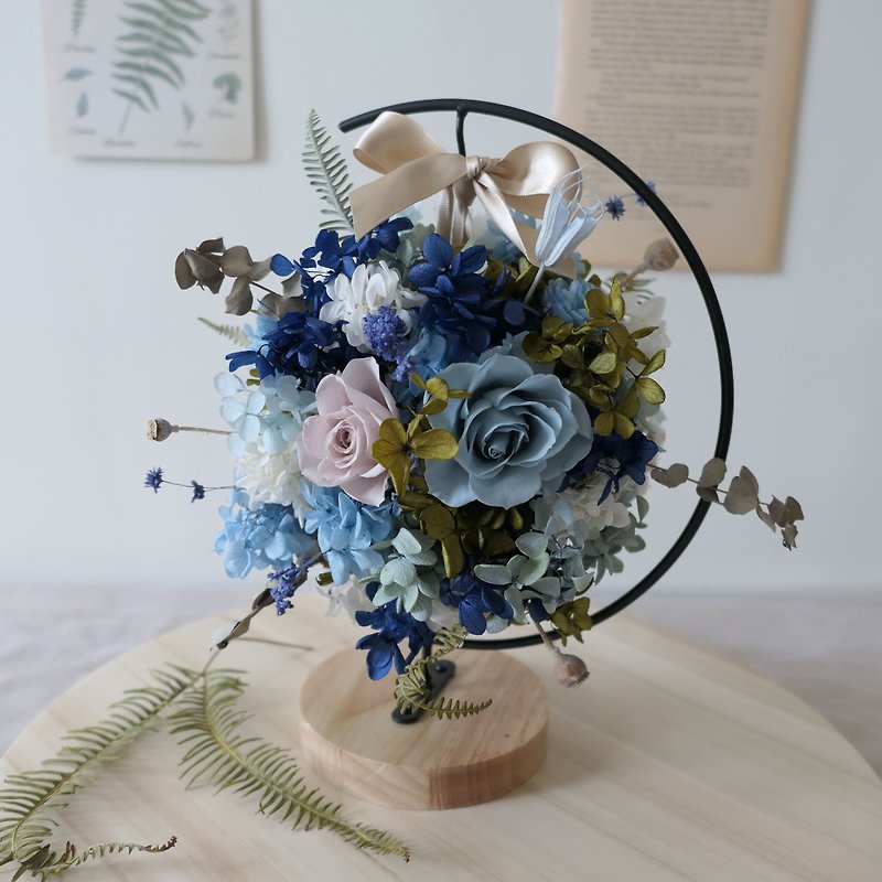 [Preserved flower hanging bouquet-Pandora] Home decoration/new home gift/wedding bouquet - ช่อดอกไม้แห้ง - พืช/ดอกไม้ สีเขียว