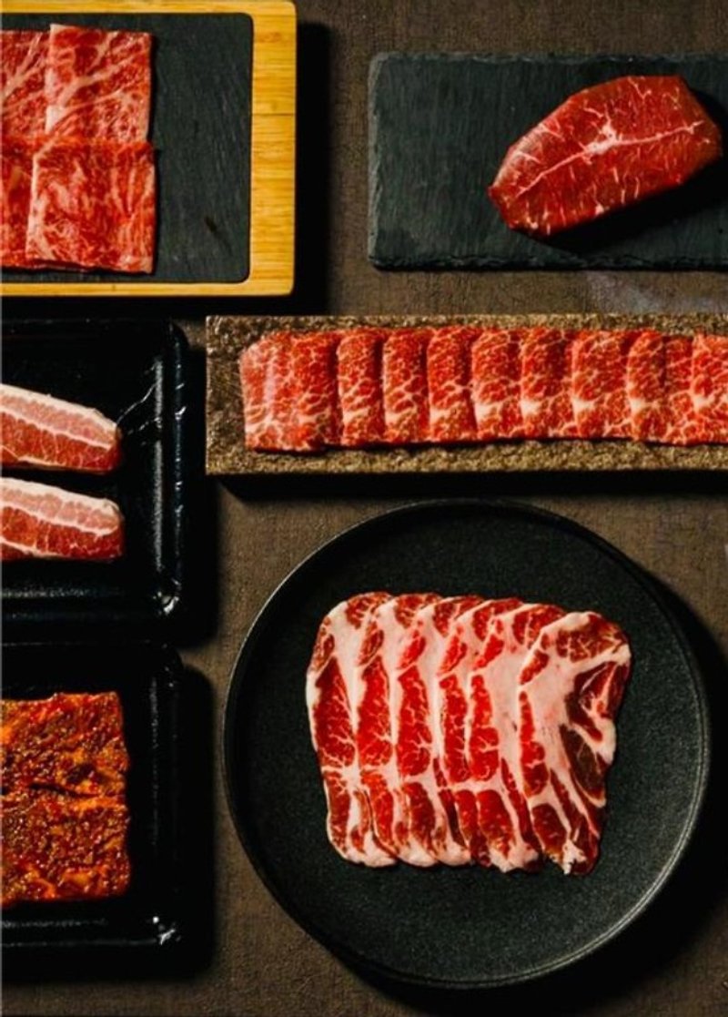 中秋節烤肉組-紅巢燒肉日本A5和牛夢幻組合2-3人份(原價3380) - 其他 - 新鮮食材 白色
