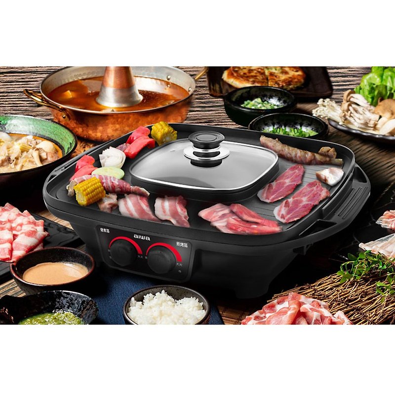 【AIWA】AIWA multifunctional cooking plate AI-GEH3 - เครื่องใช้ไฟฟ้าในครัว - วัสดุอื่นๆ สีดำ