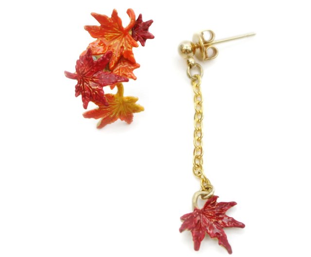 Autumn Leaves Earring もみじピアス / ピアス PA428 - Shop