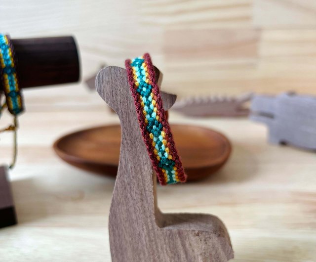 アフリカ シリーズ - 編組ブレスレット - エスニック スタイル