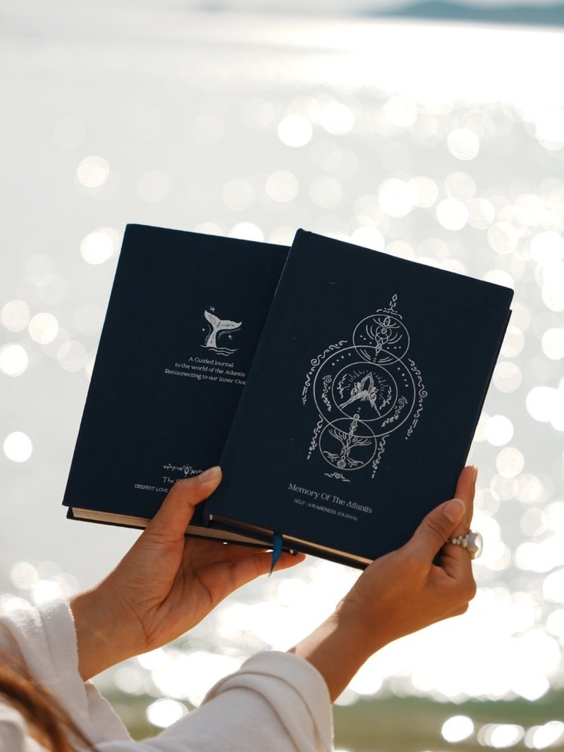 Memory Of The Atlantis | Self-Awareness Journal - สมุดบันทึก/สมุดปฏิทิน - กระดาษ สีน้ำเงิน