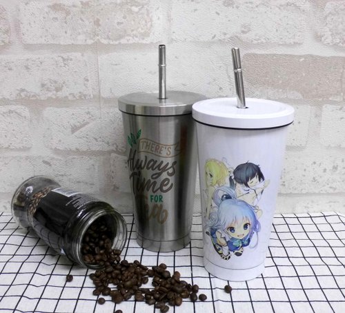 99NOIDEA個性客製化禮贈品 客製化 304不鏽鋼 吸管杯 保溫杯 保冷杯 環保杯 訂製 來圖訂做