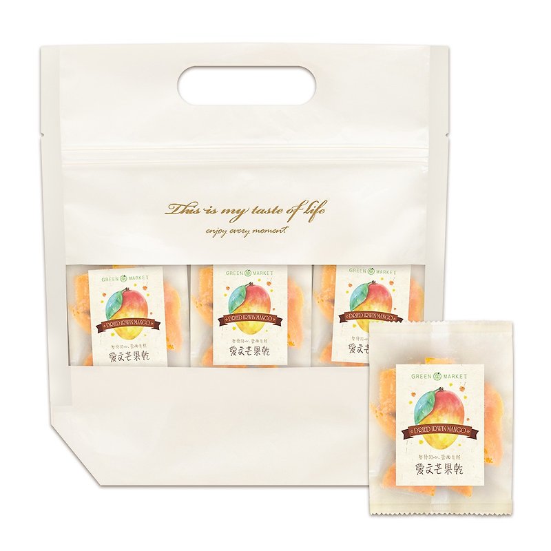 [Fruit Green Market] Taiwan Aiwen Dried Mango-Pocket Snack Bag - Dried Fruits - Other Materials 