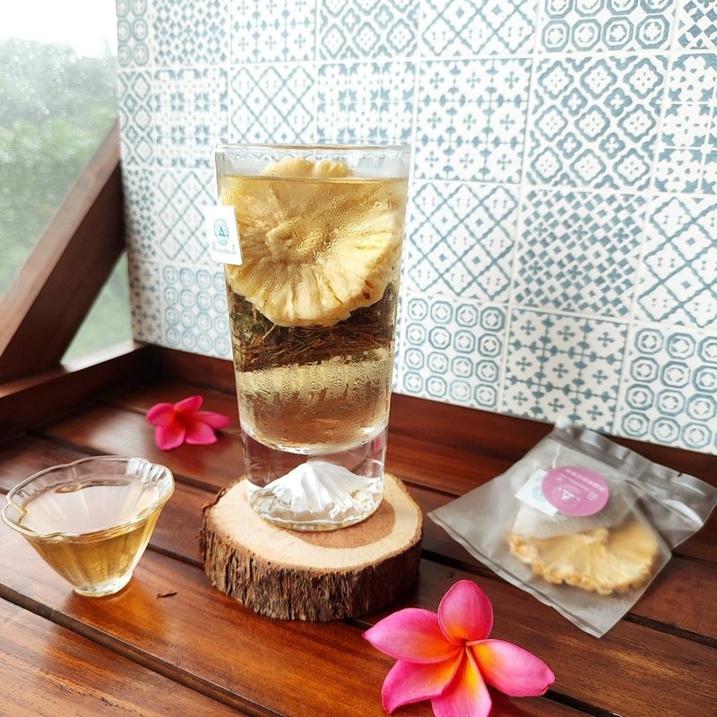 Pineapple Herbal Tea-Candy-Free Dried Floral Tea-Caffeine-Free-Natural Farming Method Vanilla-Suitable for Hot or Cold Brewing - ชา - พืช/ดอกไม้ 