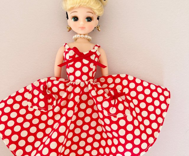 デジタル】ドール用型紙×説明書 ロックンロールワンピース リカ