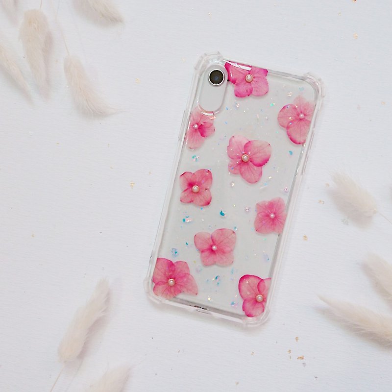 Dry Real Flower Embossed Phone Case Iphone Shatter-resistant Case - Phone Cases - Plants & Flowers 