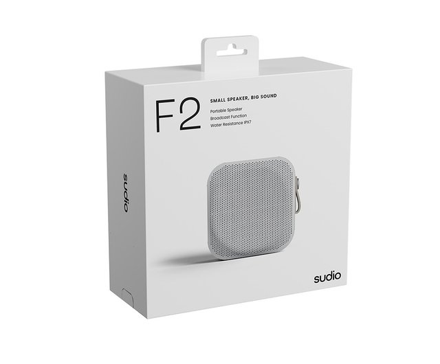 Sudio F2 ワイヤレス スピーカー ホワイト 国内総代理店】Sudio | F2 ワイヤレスポータブルスピーカー