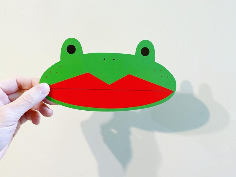 E*group Afrog head postcard double-sided printing - Cards & Postcards - Paper Green