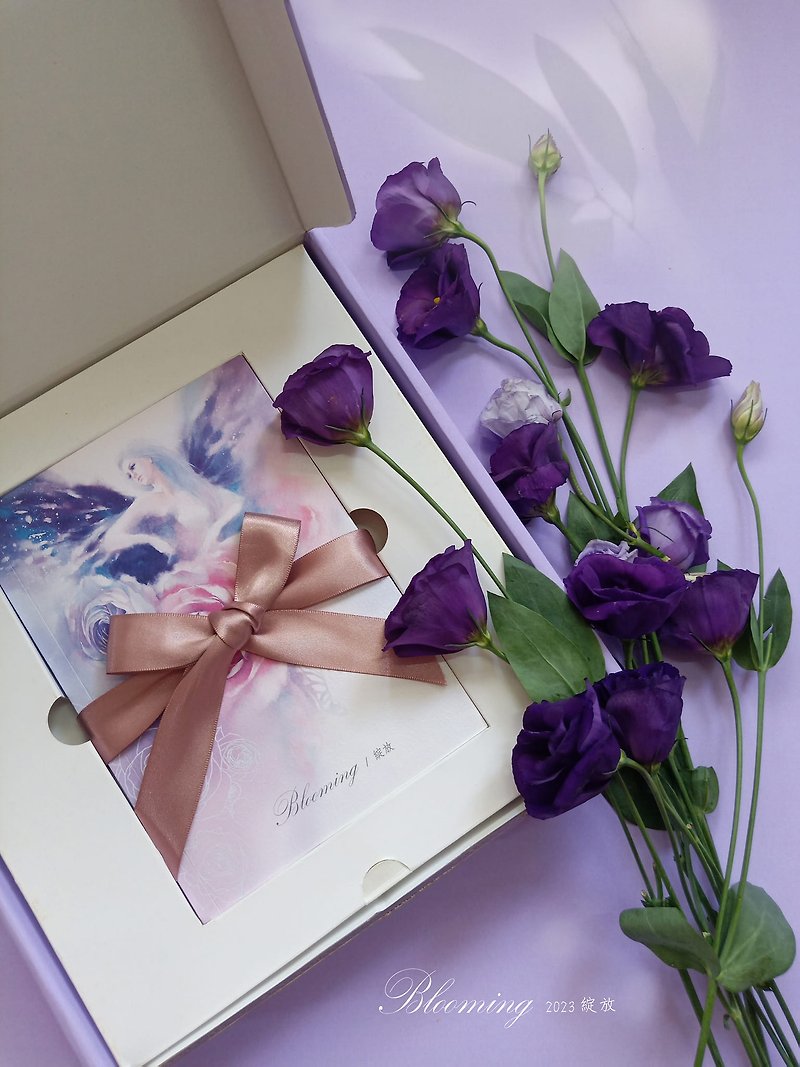 Huashen notebook + 2023 blooming calendar double combination - Notebooks & Journals - Paper Purple