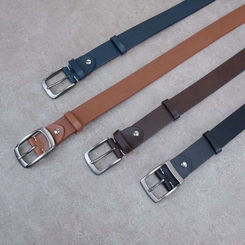 Handcraft leather Belt - เข็มขัด - หนังแท้ หลากหลายสี