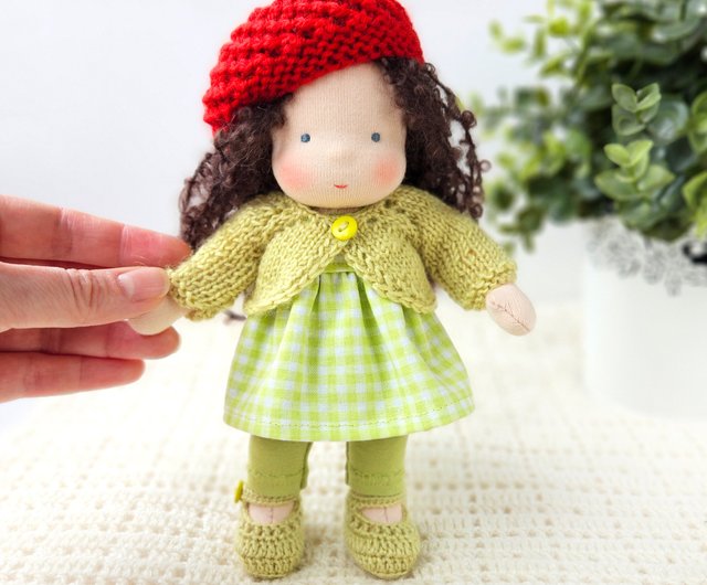 デジタル】7インチ（18 cm）のウォルドルフ人形用のDIYニット服