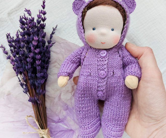 デジタル】7インチ（18 cm）のウォルドルフ人形用のDIYニット服