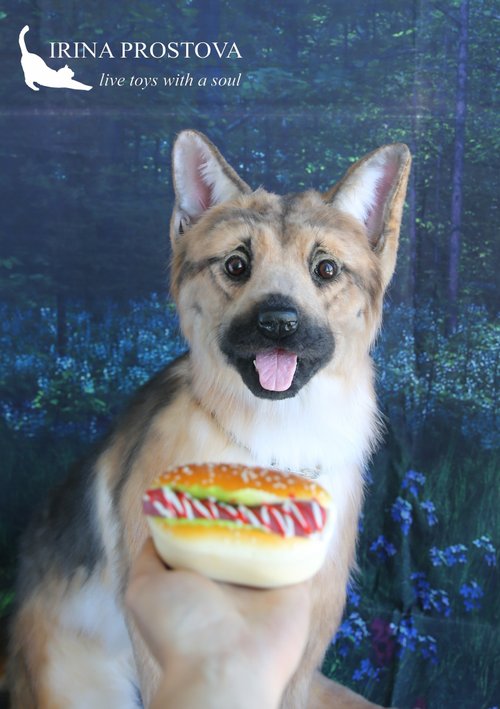 等身大 ジャーマンシェパード ぬいぐるみ リアル 昭和 アンティーク 飾り HANSAぬいぐるみ【ジャーマン・シェパード（犬） 高さ